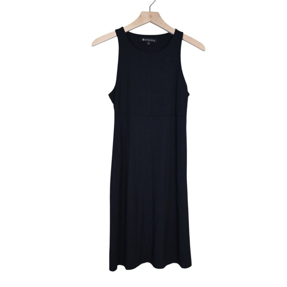 Athleta Womens S Black Santorini High Neck Dress